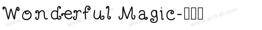 Wonderful Magic字体转换